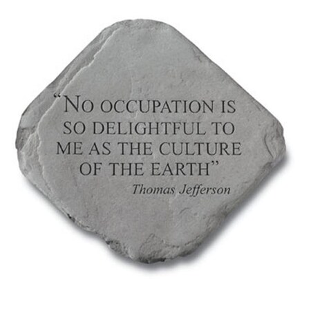 Kay Berry 92720 No Occupation is So Delightful? Memorial Garden Stone, Multicolor